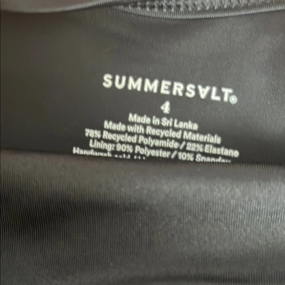 Summersalt Women's Black One Piece Swimsuit, NWT - Picture 6 of 7